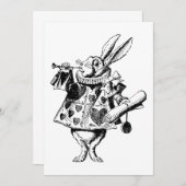 White Rabbit Herald Inked Black (Front/Back)