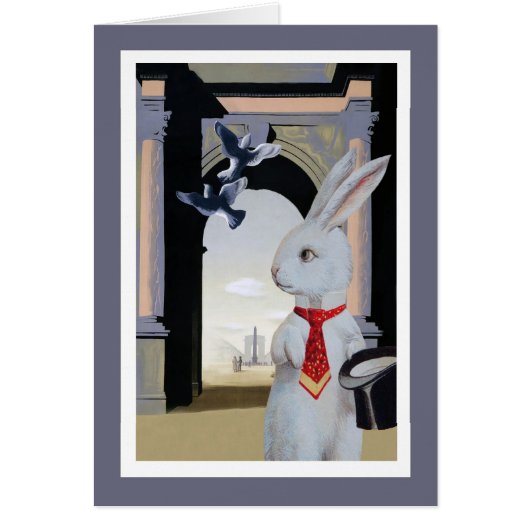 White Rabbit in Paris Cards (Front)