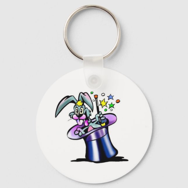 White Rabbit Keychain (Front)