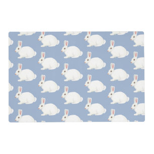 White Rabbit Laminated Placemat