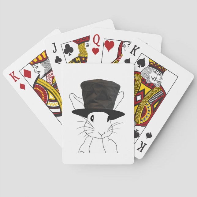 White Rabbit Poker Cards (Back)