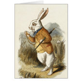 White Rabbit Print from Alice in Wonderland (Front)