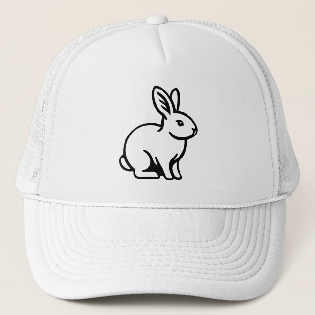 White Rabbit Trucker Hat (Front)