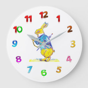 White Rabbit Wall Clock 