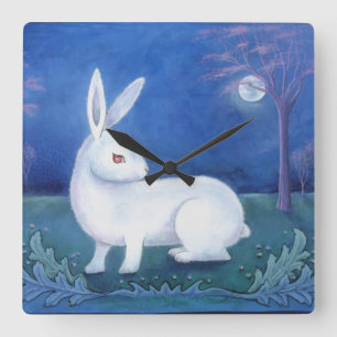 "White Rabbit" Wall Clock