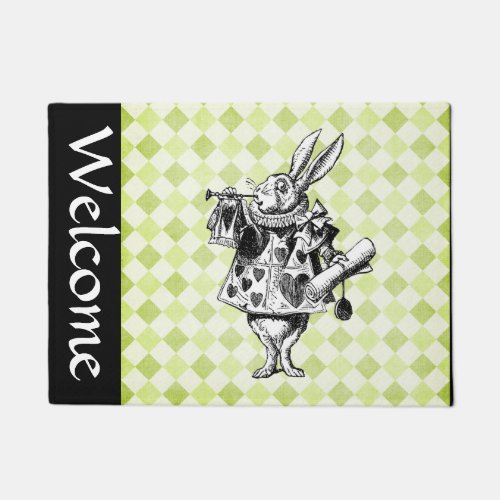 White Rabbit Welcome Doormat