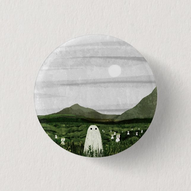 White Rabbits Button (Front)