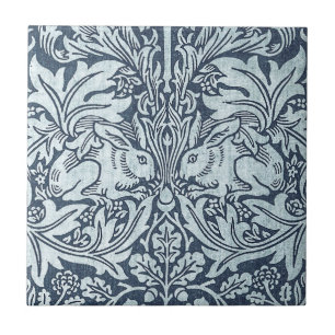White Rabbits - William Morris Ceramic Tile