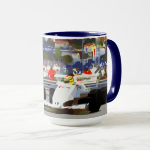 WHITE RACE CAR - City Circuit Mug