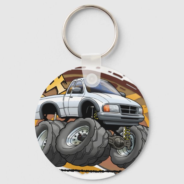 White Ranger Keychain (Front)