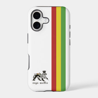 White Rasta Stripe Iphone 5 Case