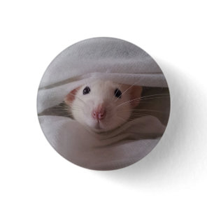 White Rat Badge / Button