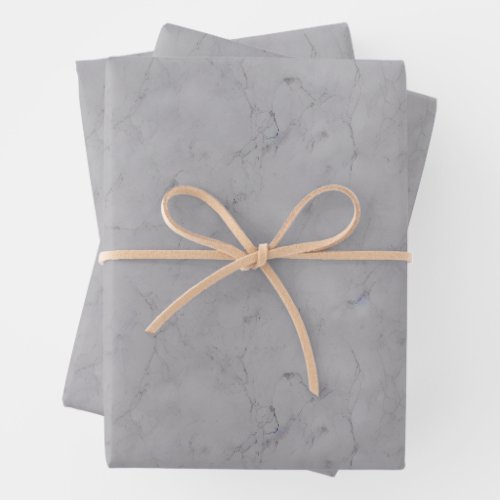 White Real Marble Design _ Unique Off White Wrapping Paper Sheets