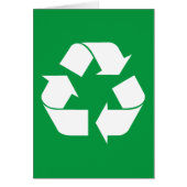 White Recycling Symbol (Front)