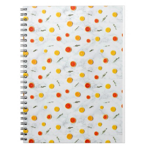 white Red and yellow citrus fruits  Notebook