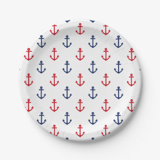Red White And Blue Plates | Zazzle