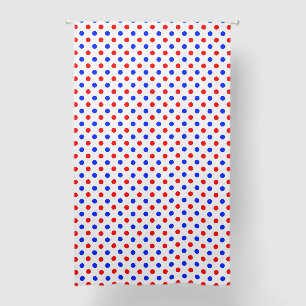 White Red Blue Polka Dots Design Blackout Curtains