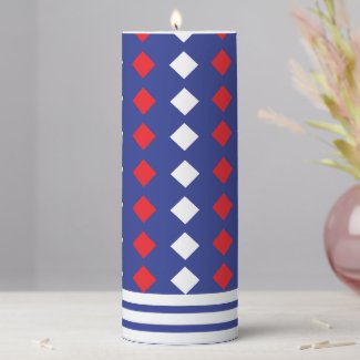 White Red Diamond Stripe Modern Pattern
