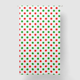 White Red Green Polka Dots Design Blackout Curtains