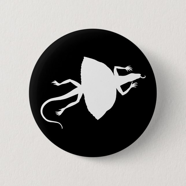 White reptile button (Front)