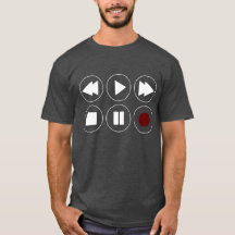 white Rewind Play Fast Foward Tech Icons