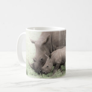 White Rhino & Baby Mug