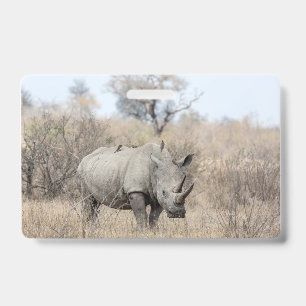 White Rhino Badge