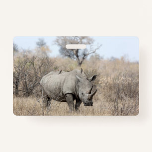 White Rhino Badge