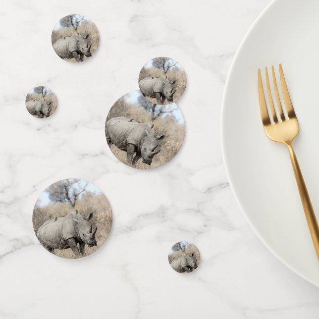 White Rhino Confetti (Group)