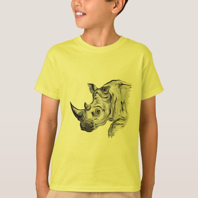 white rhino T-Shirt (Front)