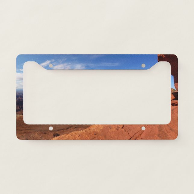 White Rim Overlook at Canyonlands National Park License Plate Frame (Front)