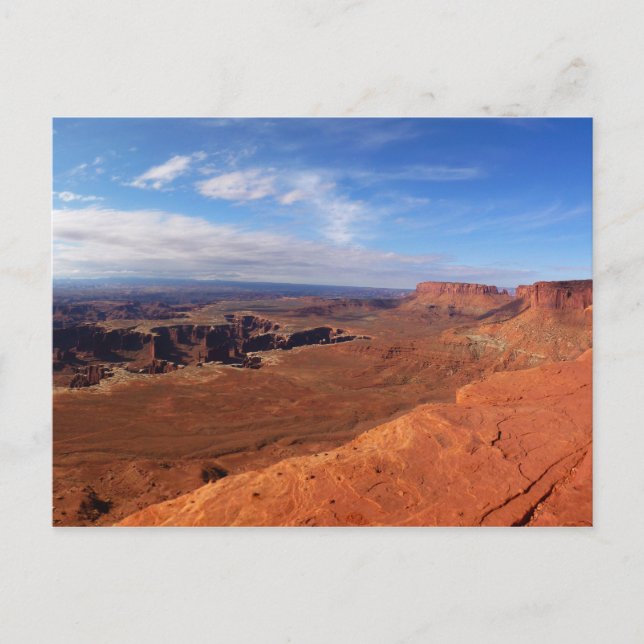 White Rim Overlook at Canyonlands National Park Postcard (Front)