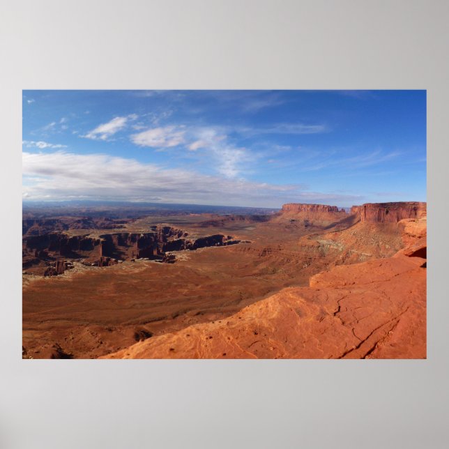 White Rim Overlook at Canyonlands National Park Poster (Front)