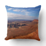 White Rim Overlook at Canyonlands National Park Throw Pillow