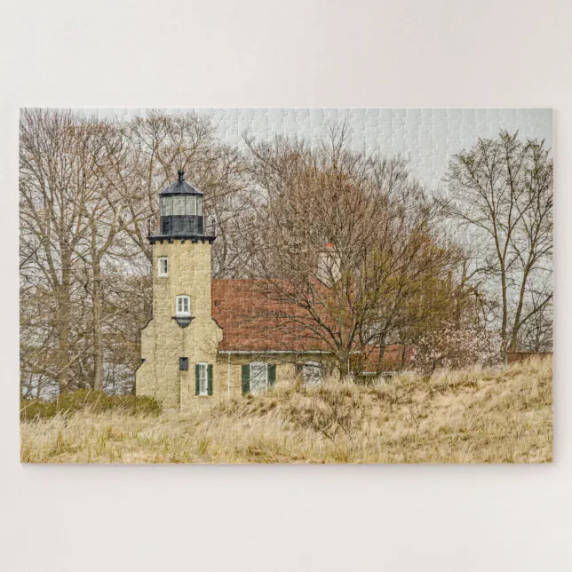 White River Light Station and Museum Jigsaw Puzzle | Zazzle