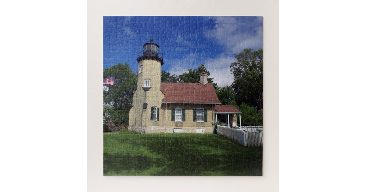 White River Light Station Jigsaw Puzzle | Zazzle