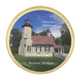 White River Light Station Lapel Pin