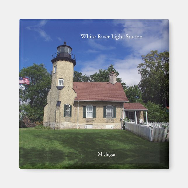 White River Light Station magnet (Front)