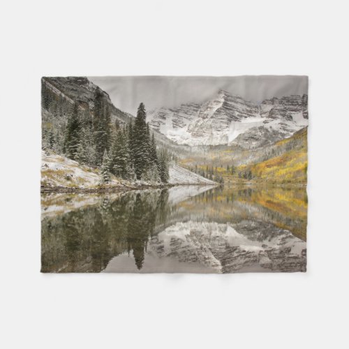 White River National Forest Colorado Fleece Blanket
