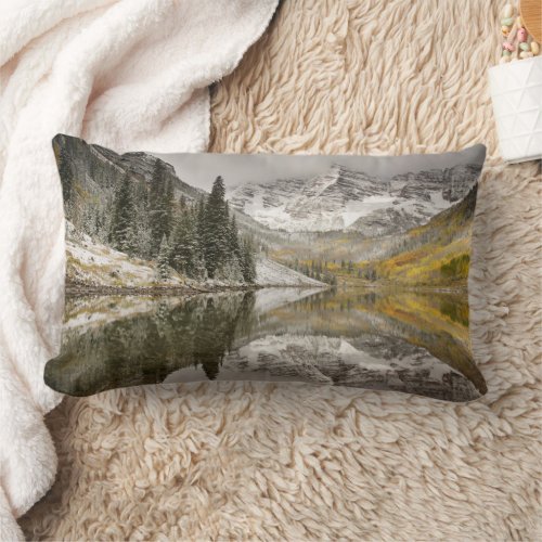 White River National Forest Colorado Lumbar Pillow
