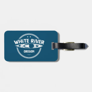 White River Oregon Kayak Luggage Tag