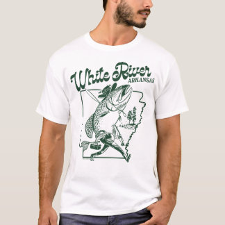 White River, steelhead trout vintage propaganda  T-Shirt