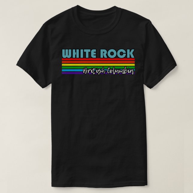 White Rock British Columbia Pride  White Rock LGBT T-Shirt (Design Front)