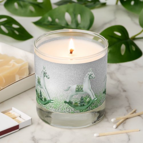 White Rocking Horse Scented Jar Candle