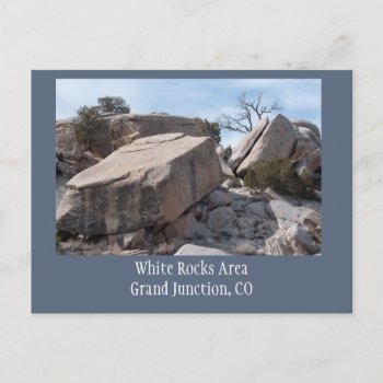 White Rocks Trail Souvenir Postcard by bluerabbit at Zazzle