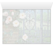 white Rose And Wrought Iron Gate flowers (Inside Horizontal (Bottom))