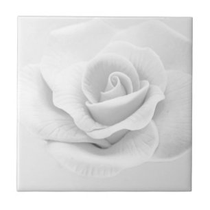 White Rose Ceramic Tile