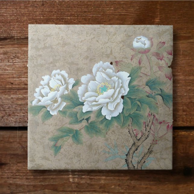 White Rose Ceramic Tile (Creator Uploaded)