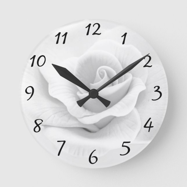 White Rose Clock (Front)