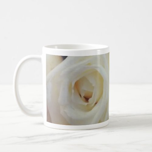 white rose coffee cup